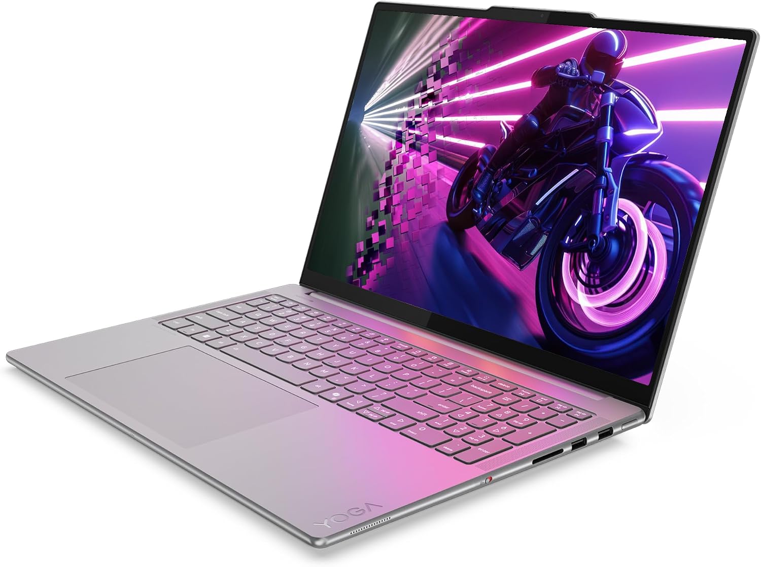 Lenovo Yoga Pro 9i Laptop, Intel Ultra 9-285H, 32 GB LPDDR5x RAM, 1 TB PCIe SSD, 16' 3.2K (3200x2000) OLED Touchscreen, Nvidia G-Force RTX 5060, Backlit Keyboard, W11 Pro, Luna Grey