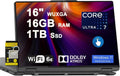Lenovo Yoga 7 16 2-in-1 Laptop 16' WUXGA IPS Glossy Touch Intel 12-core Ultra 7 155U 16GB DDR5 1TB SSD Backlit Fingerprint for Creator Designer Business Professional Win11Pro ICP Hub