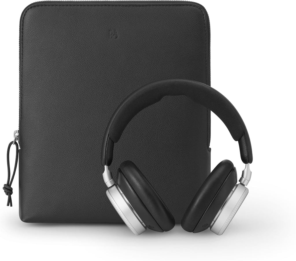 Bang & Olufsen Beoplay H100 Premium Wireless Active Noise Cancelling Over-Ear Headphones with Protective Carrying Case, Infinite Black