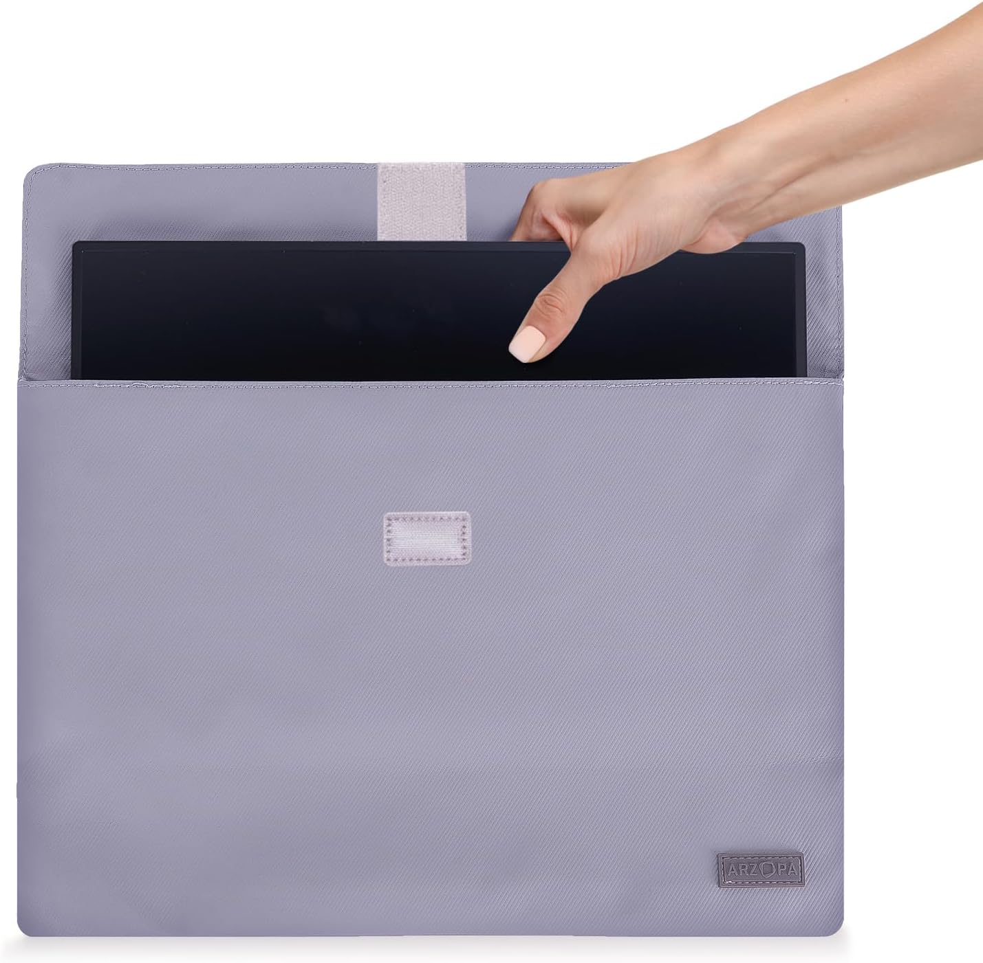 ARZOPA 16' 2.5K Portable Monitor, 2560x1600 QHD 123% sRGB IPS Display and 16.1 Portable Monitor Sleeve Case Bundle