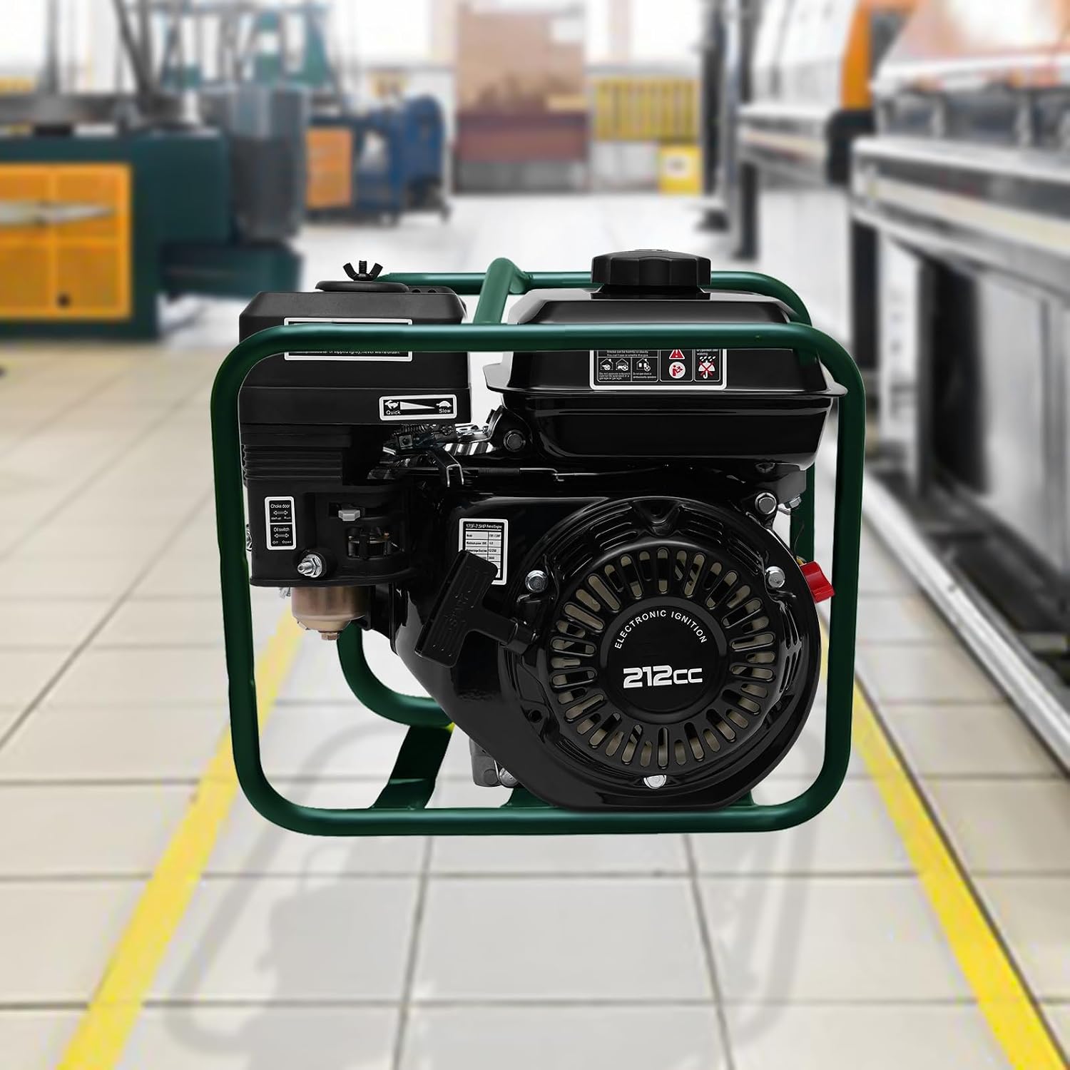 7.5HP 4 stroke engine, Mini Bike Motor, Gas Engine Replacement For Honda GX160 210cc OHV Air Cooled Horizontal 168F Pullstart Compressor Scarifier Lawnmower Pump Generator Pressure Washer