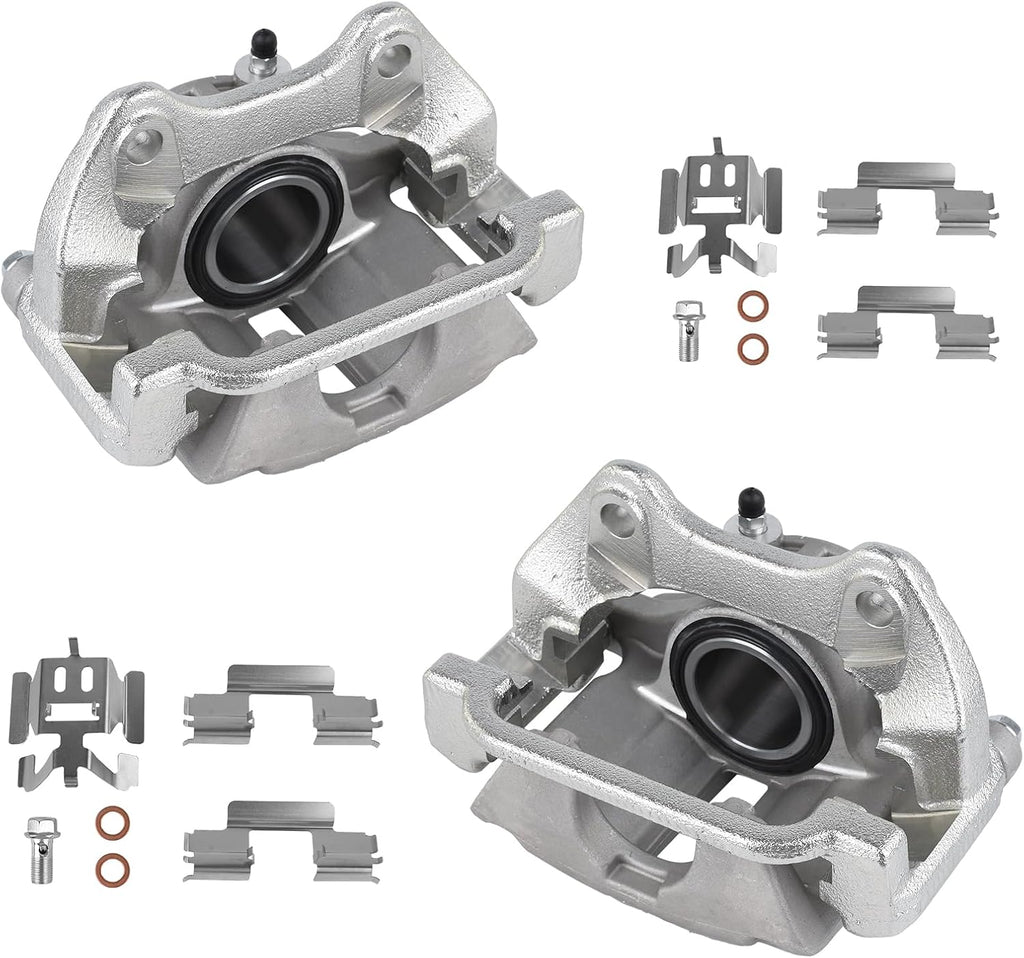 KUSATEC 18B4854 18B4855 Rear Disc Brake Caliper with Bracket fit forCadillac DeVille 2003-2005,DTS 2006-2011; Chevy Silverado/GMC Sierra 1500 2003-2006,Classic 2007, Both Driver Passenger Side