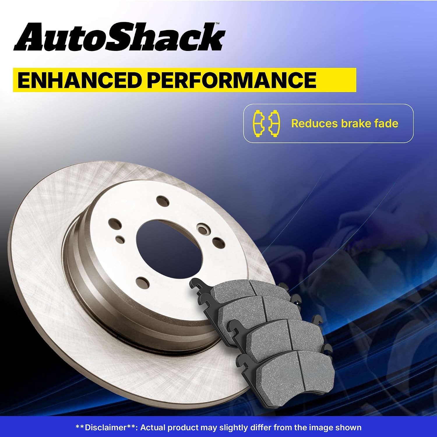 AutoShack Front & Rear Brake Rotors & Ceramic Pads for Jeep, Wrangler 2007-2017 Wrangler JK 2018, 4WD RWD V6 3.6L 3.8L