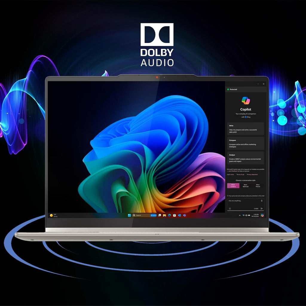 Lenovo Yoga 7 2-in-1 Laptop 14' WUXGA OLED Touch (100% DCI-P3, 600nits HDR) AMD 6-core Ryzen AI 5 340 (Up to 50 Tops) 16GB DDR5 512GB SSD for Designer Business Professional Win11 ICP Hub