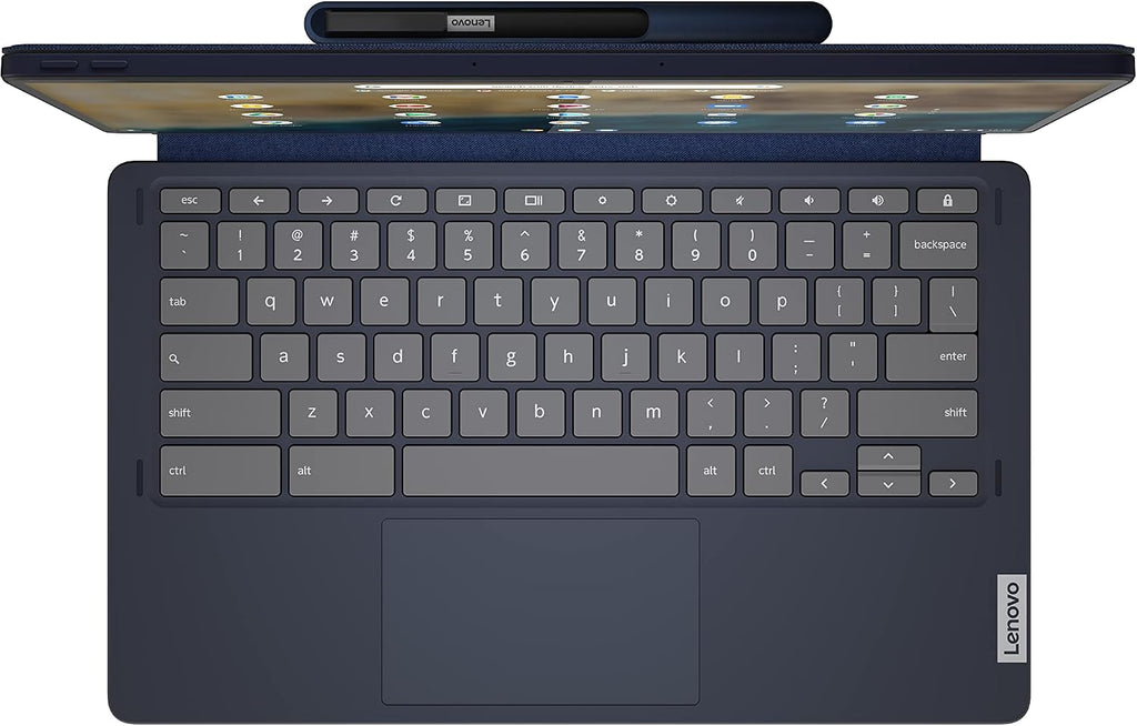 Lenovo 82QS0000US, IdeaPad Duet 5 Chromebook, OLED 13.3' FHD Touch Display, Snapdragon SC7180, 4GB RAM, 64GB Storage, Qualcomm Adreno Graphics, Chrome OS, Abyss Blue