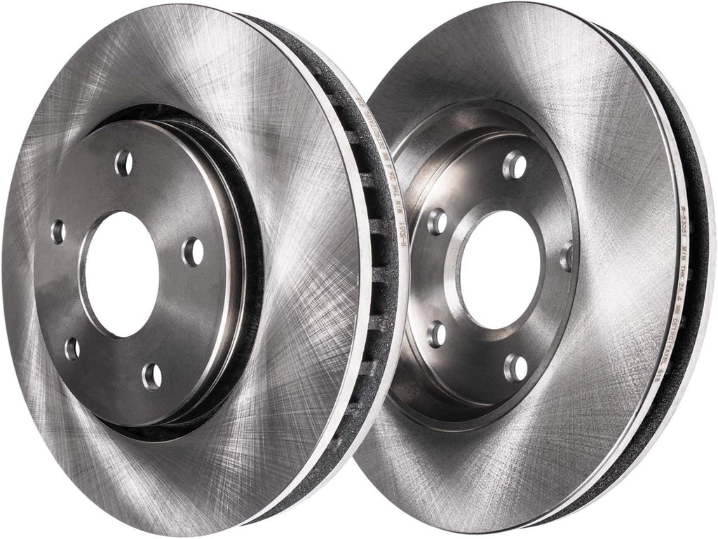 Detroit Axle - Front Brake Kit for Mazda 2007-2015 CX-9 Replacement 2008 2009 2010 2011 2012 2013 2014 Disc Brakes Rotors Ceramic Brake Pads