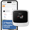 Frigga 4G Cellular Temperature & Humidity Monitor, No WiFi Required (WiFi Optional), Remote Temperature Sensor with App, Email & Voice Alerts for RV, Pets, Vacation Home, S0