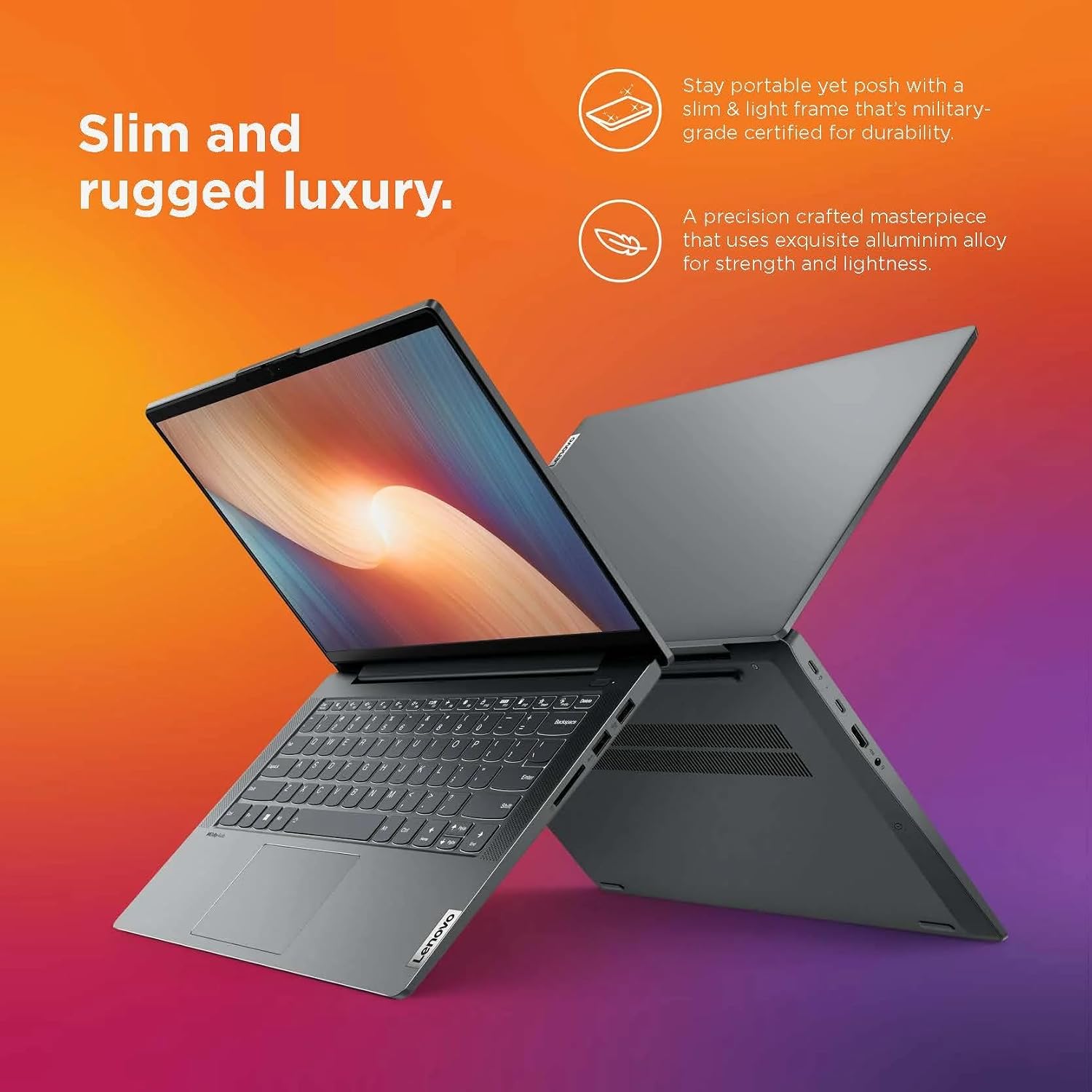 Lenovo IdeaPad 5 14 Inch Touchscreen Laptop | Backlit Keyboard, Fingerprint Reader | AMD Ryzen 7 5700U, 8-Core CPU | 8GB RAM, 512GB NVMe SSD | Windows 11 | Graphite Grey | WiFi-6 | HD 720p Webcam