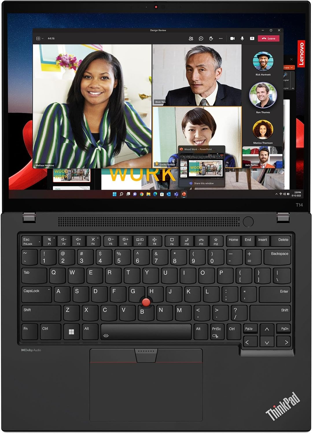 Lenovo Thinkpad T14 Gen 4 2023 Laptop 14' WUXGA IPS Touchscreen 10-Core Intel i7-1355U 48GB DDR5 2TB SSD Iris Xe Graphics Thunderbolt 4 Wi-Fi 6E Backlit KB Fingerprint Windows 10 Pro w/ONT 32GB USB