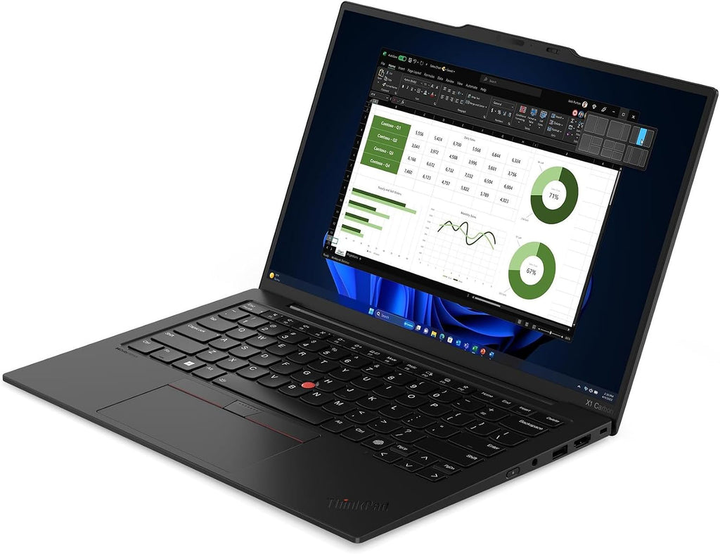 Lenovo ThinkPad X1 Carbon Gen 12 AI PC Laptop (14' FHD+ Touchscreen, Intel Core Ultra 7 165U vPro, 32GB DDR5, 1TB SSD), Backlit, Fingerprint Reader, IR Webcam, 2X Thunderbolt 4, IST HUB, Win 11 Pro