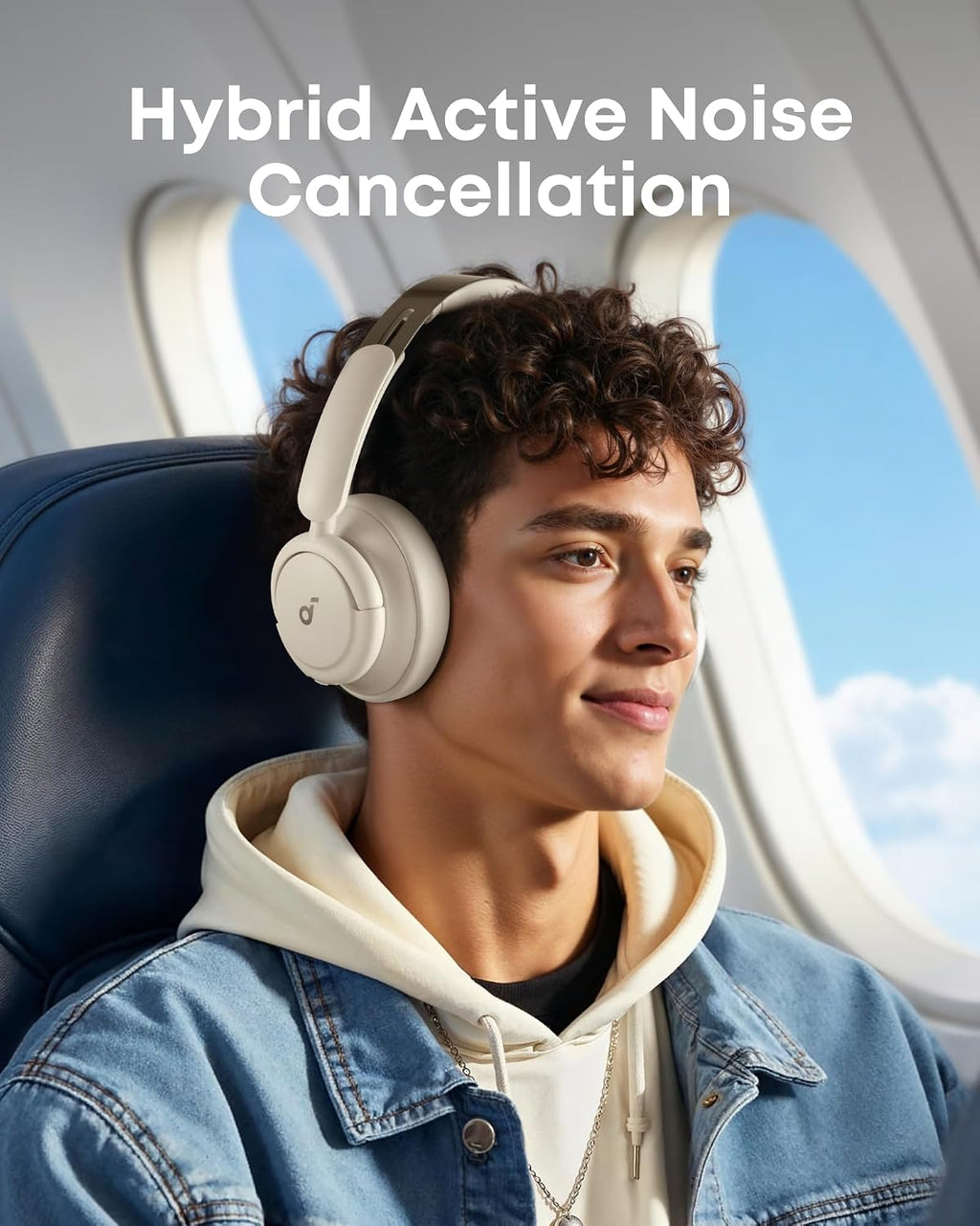 Soundcore Q30 by Anker, Hybrid Active Noise Cancelling Headphones with Travel Pouch, with Q20, Multiple Modes, Hi-Res Audio, Custom EQ via App, 50H Playtime, Comfortable Fit, Bluetooth