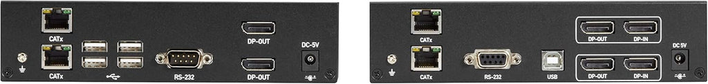 Black Box KVM Extender over CATx - 4K, Dual-Head, DisplayPort, USB 2.0