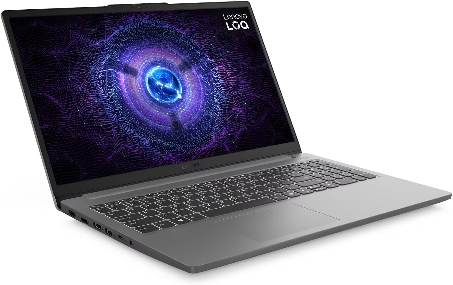 Lenovo LOQ Essential Gaming Laptop, 15.6' FHD 144Hz Display, 8-core Intel Core i5-12450HX, GeForce RTX 3050, 32GB DDR5, 1TB SSD, Wi-Fi 6, RJ-45, USB-C, HDMI, Card Reader, Non-Backlit, Win 11 Pro