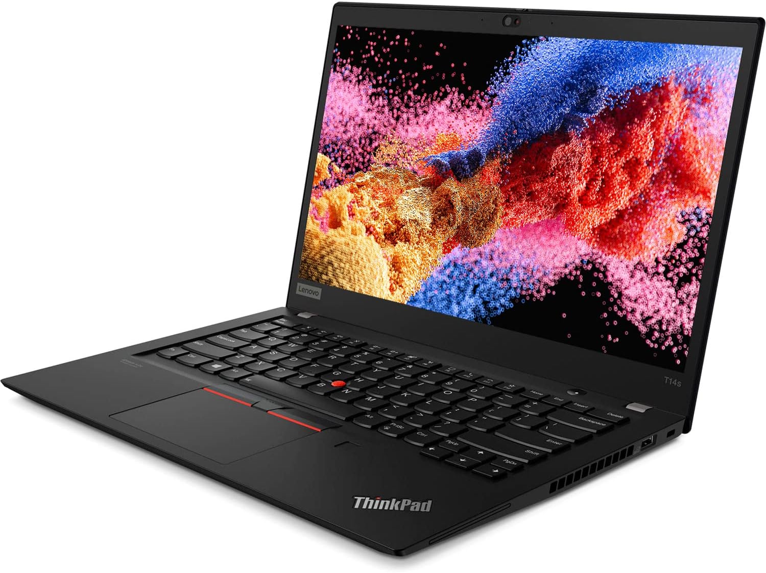 Lenovo Thinkpad T14s (Gen 1) 14' Laptop, i7 10510U 1.8Ghz, 16GB DDR4, 256GB NVMe SSD, 1080p Full HD, Thunderbolt 3, HDMI, Webcam, Windows 11 Pro (Renewed)