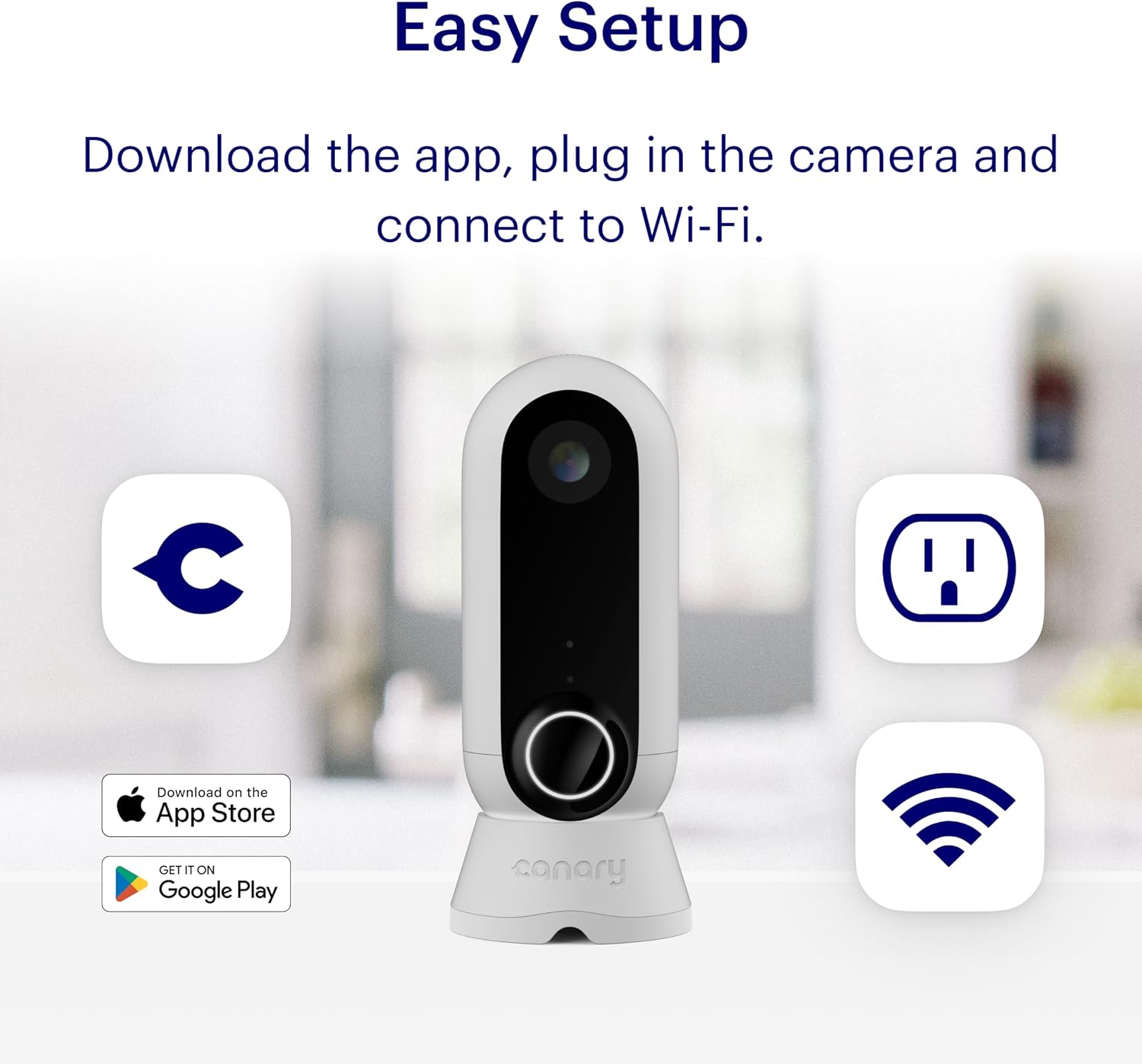 Canary Flex Outdoor Indoor Home Security Camera HD WiFi IP | 24/7 Watch Live Video, Weatherproof, Wire-Free & Wired, Motion Alerts, Two-Way Talk, Night Vision, 10x Zoom, Works with Alexa & More