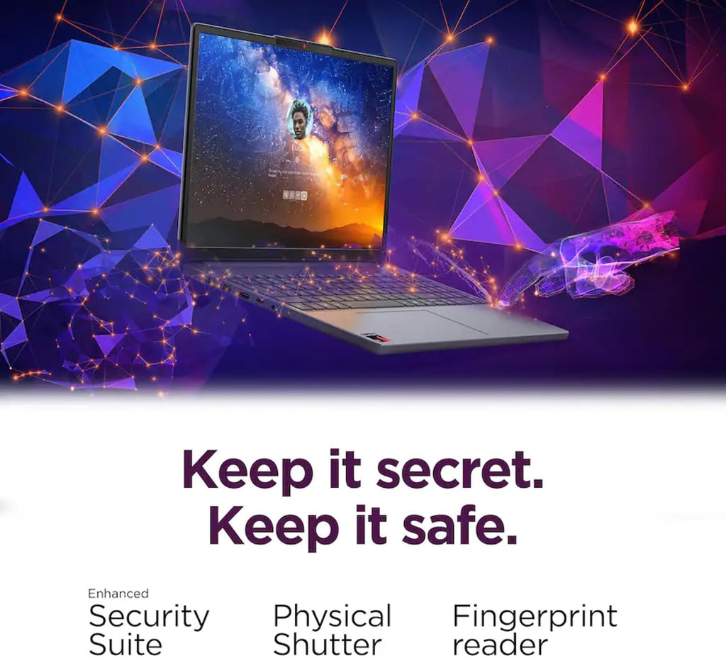 Lenovo IdeaPad Slim 3X - 15.3' WUXGA Touchscreen Laptop - Snapdragon X 8-Core - 16GB DDR5 RAM - 2TB SSD Storage - Backlit Keyboard - Fingerprint Reader - Office 365 for Web