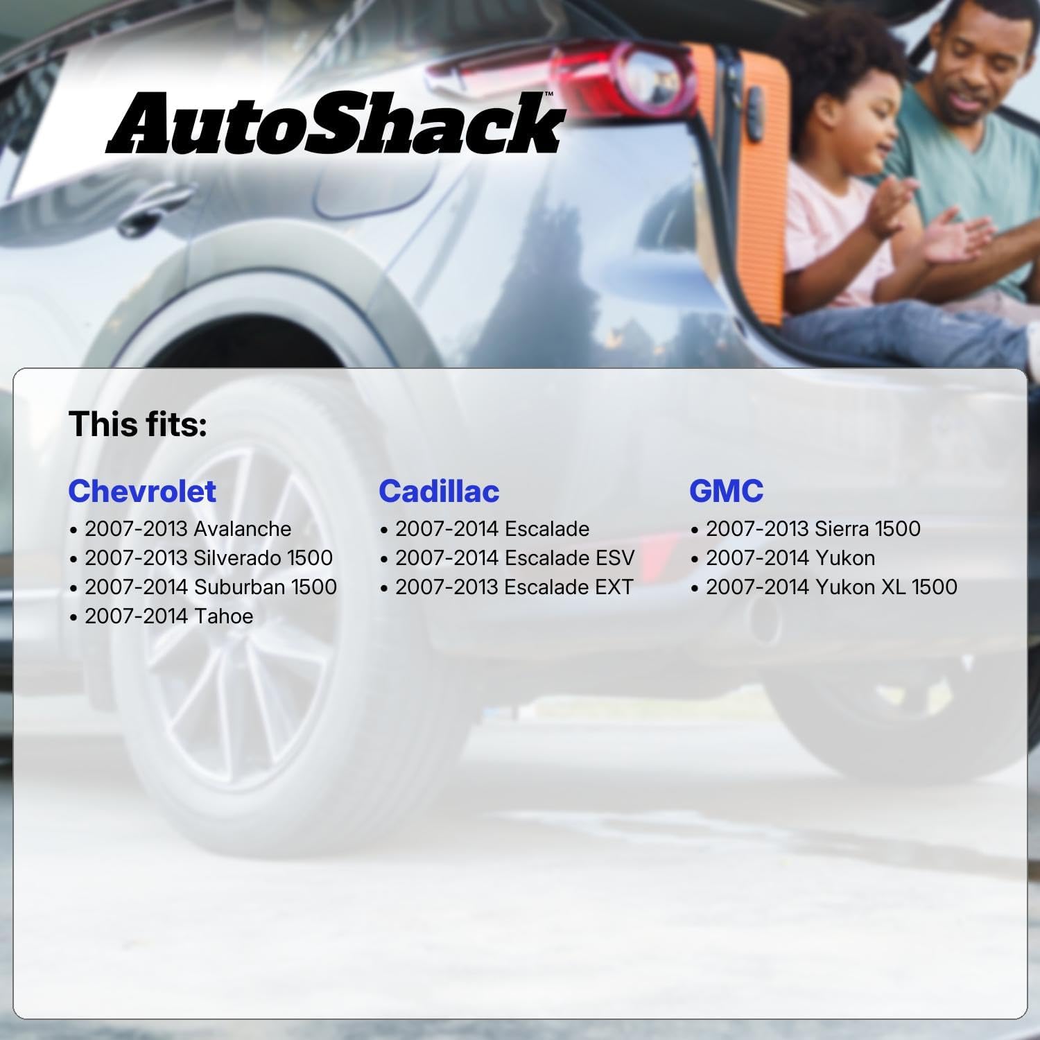 AutoShack Front Brake Rotors, Ceramic Pads & Hub Bearing Assemblies for Chevrolet, Silverado 1500 2007-2013, 4WD V6 4.3L V8 4.8L 5.3L 6.0L 6.2L - 12.99' (329.9 mm), 6-Lug