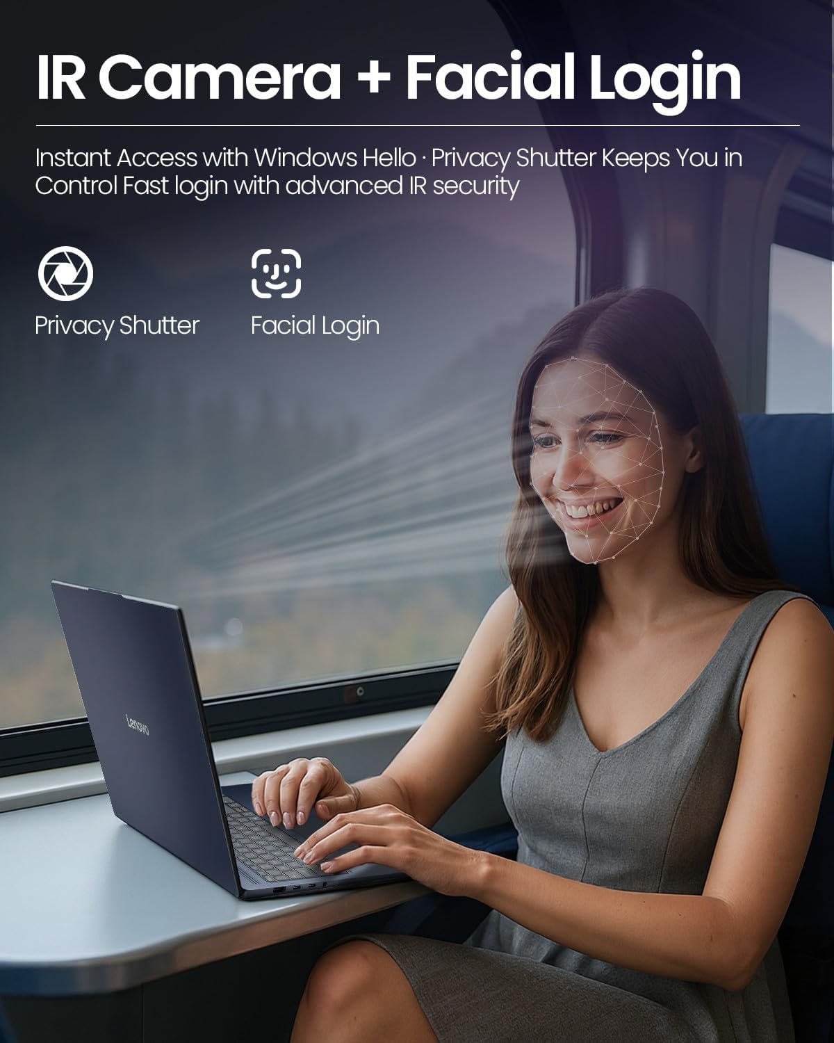 Lenovo IdeaPad Copilot+ Business Laptop - 16' FHD+ Touchscreen - AMD Ryzen AI 7 350(Beat Core 7 150U) - 50 TOPS NPU - Facial Login IR Cam - Backlit KB -Win 11 Pro-Redragon Bundle (32GB DDR5 | 1TB SSD)