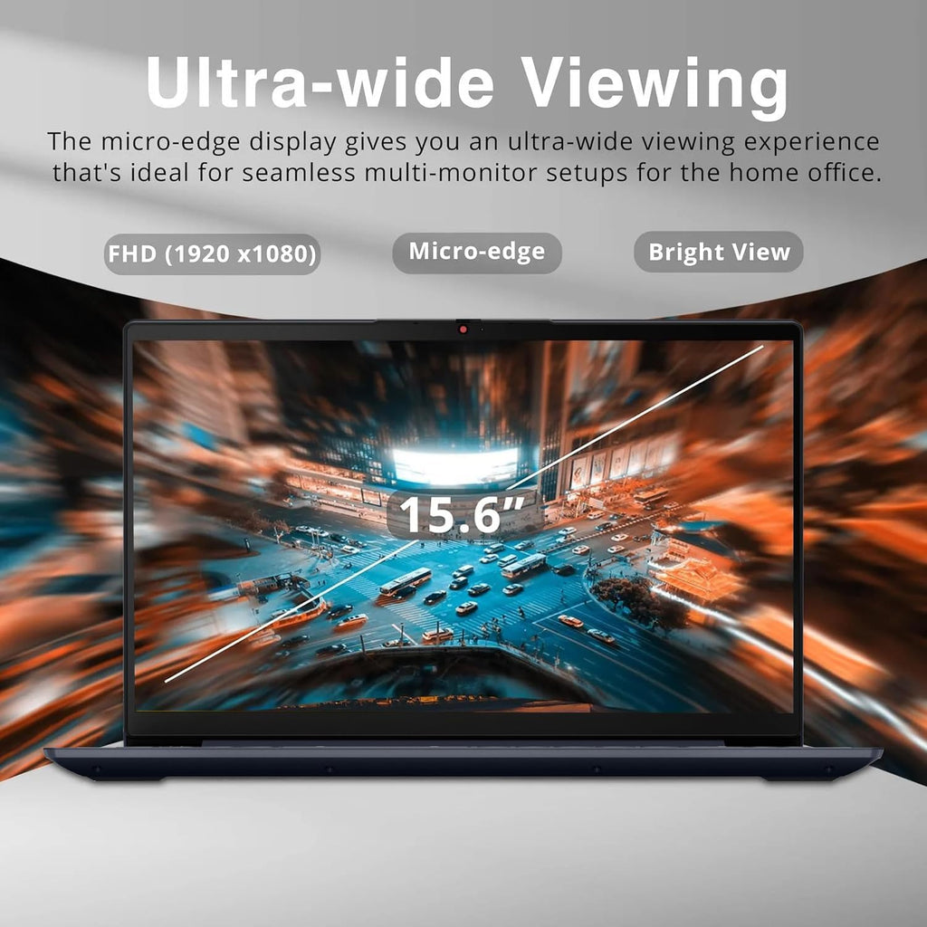 Lenovo IdeaPad 1 15.6' FHD Laptop, 12th Gen Intel Core i3-1215U 6-Core Processor, 16GB DDR4 Memory, 1TB PCIe SSD, SD Card Reader, HDMI, Webcam, Wi-Fi & Bluetooth, Windows 11 Pro, Blue