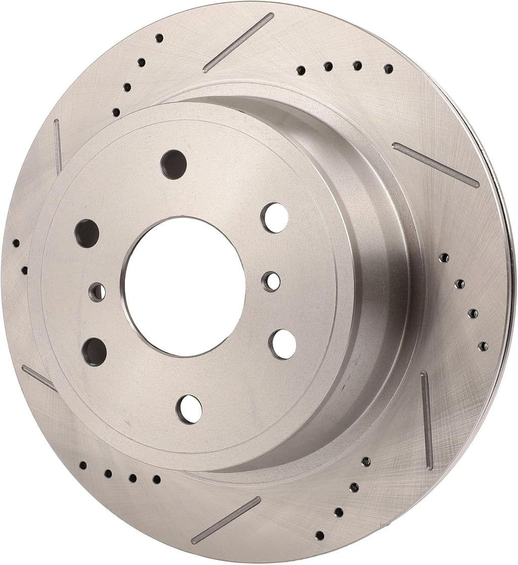 CCIYU D1194 55133 Brake Kit Fit For Chevy For Avalanche 2007-2013,For Silverado 1500 2007-2013,For Suburban 1500 2007-2014,For Tahoe 2007-2014, Rear Disc Brake Rotor and Pad Set 6PCS