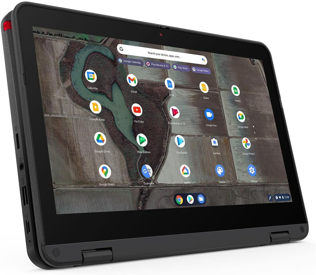 Lenovo 500e Chromebook Gen 3 82JB003XUS 11.6' Touchscreen Convertible 2 in 1 Chromebook - HD - 1366 x 768 - Intel Celeron N4500 Dual-core (2 Core) 1.10 GHz - 4 GB Total RAM - 4 GB On-Board Memory -