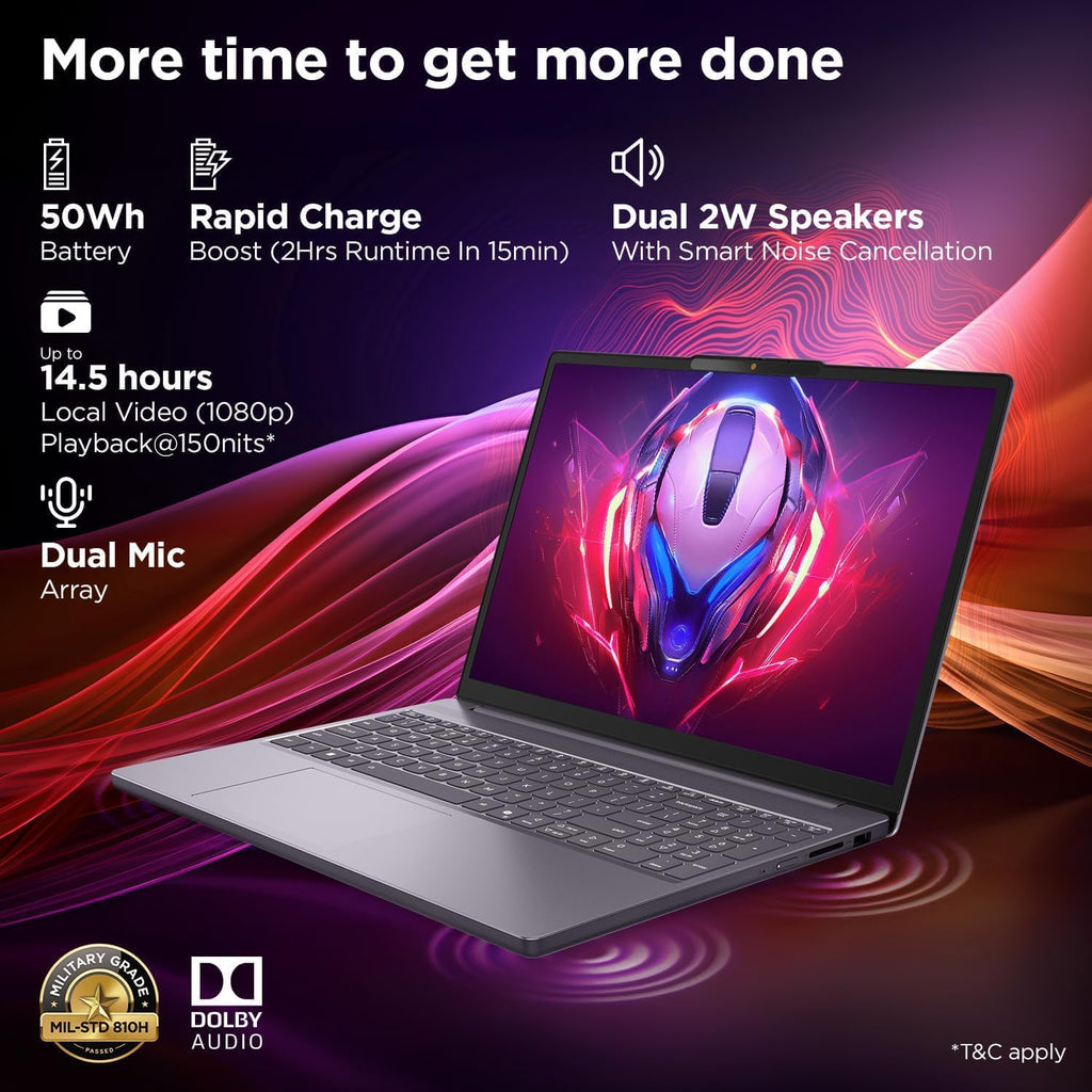 Lenovo 2026 New Version IdeaPad Slim 15.3' FHD Business Laptop with MS 365 for Web, Intel 10-Core i7-13620H(Outperforms i9-11900H), 16GB DDR5, 1TB PCIe, 14.5-Hour Battery Life, Windows 11 Pro