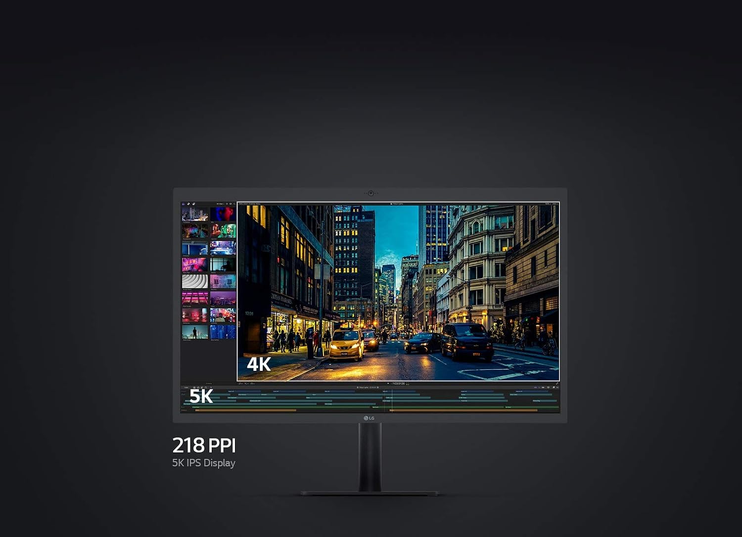 LG 27MD5KL-B Ultrafine 5K Display - Bundle - 27-Inch 16:9 5K (5120 x 2880) IPS Monitor, 500 cd/m Brightness, Thunderbolt 3 / USB Type-C Inputs, MacOS Compatibility with Screen Cleaning Set