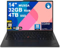 Lenovo ThinkPad X1 Carbon Gen 13 Aura Edition Laptop 14' WUXGA Touch (500nits 100% sRGB) Intel 12-core Ultra 7 255U 32GB RAM 4TB SSD for Creator Business Professional Win11Pro ICP Hub