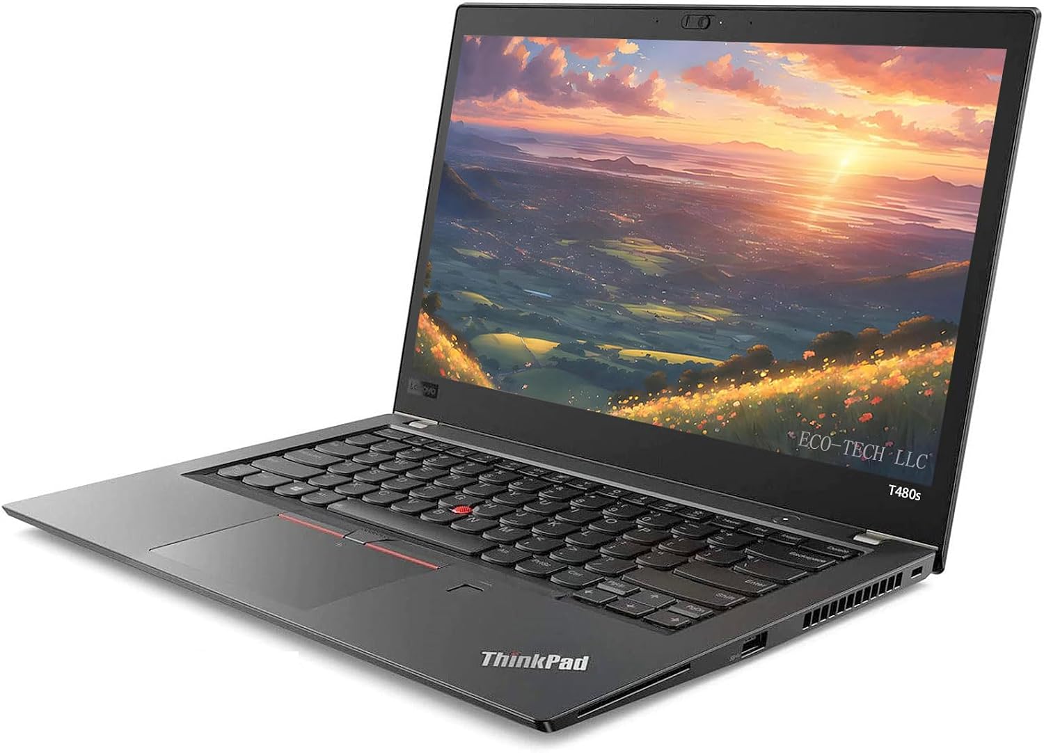 Lenovo ThinkPad T480s Touchscreen Laptop, 14' IPS FHD (1920x1080) Matte Display, Intel Core i7-8650U 4.20 GHz, 24GB DDR4 RAM, 512GB SSD, Backlit Keyboard, Windows 10 Pro (Renewed)