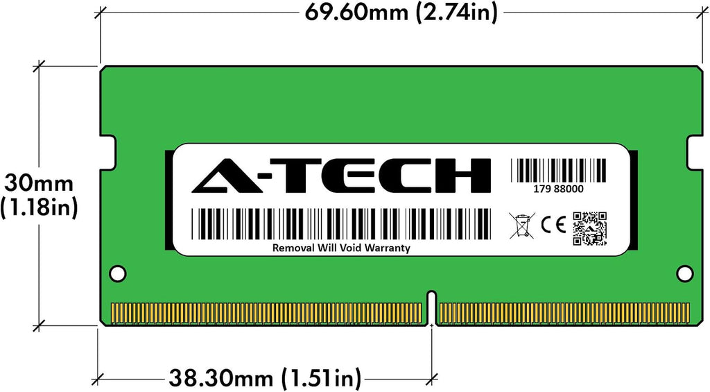 A-Tech 16GB Kit (2x8GB) RAM for Lenovo Legion 5/5i Gaming Laptop | DDR4 3200MHz PC4-25600 SODIMM 1.2V 260-Pin Non-ECC SO-DIMM Memory Upgrade