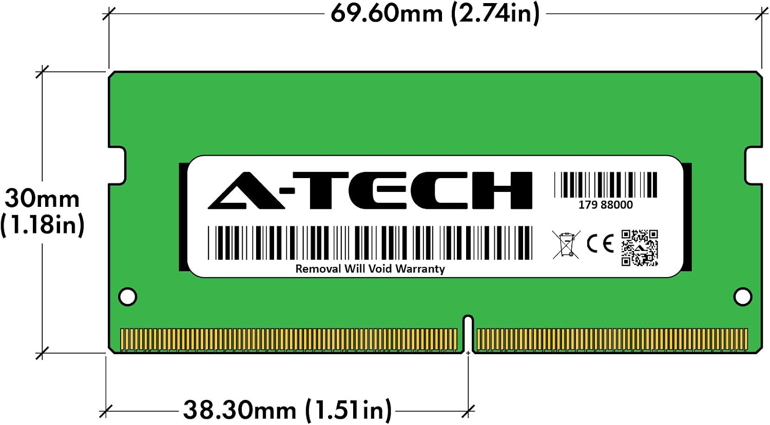 A-Tech 16GB Kit (2x8GB) RAM for Lenovo Legion 5/5i Gaming Laptop | DDR4 3200MHz PC4-25600 SODIMM 1.2V 260-Pin Non-ECC SO-DIMM Memory Upgrade
