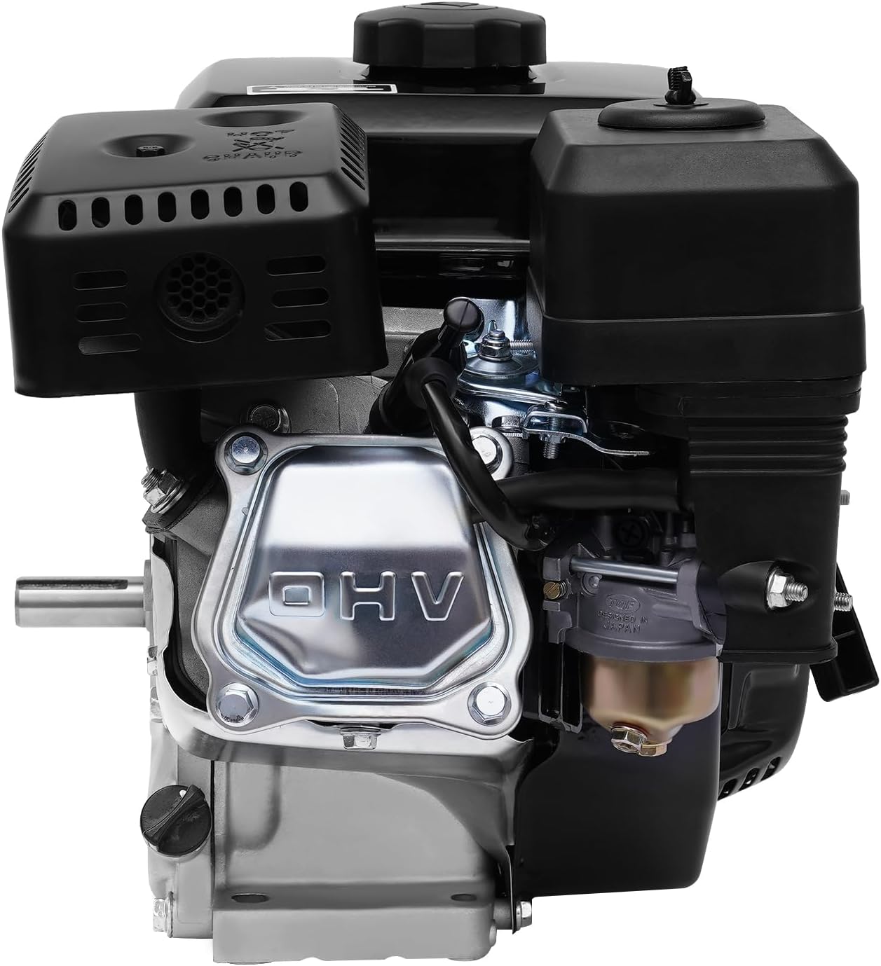 7.5HP 212CC Engine, 4-Stroke OHV Gas Engine Replacement for Honda GX160, Air Cooled Motor Engine for Go-Karts Compressors Lawn Mowers Water Pumps