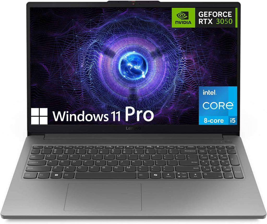 Lenovo LOQ Essential Gaming Laptop, 15.6' FHD 144Hz Display, 8-core Intel Core i5-12450HX, GeForce RTX 3050, 32GB DDR5, 1TB SSD, Wi-Fi 6, RJ-45, USB-C, HDMI, Card Reader, Non-Backlit, Win 11 Pro