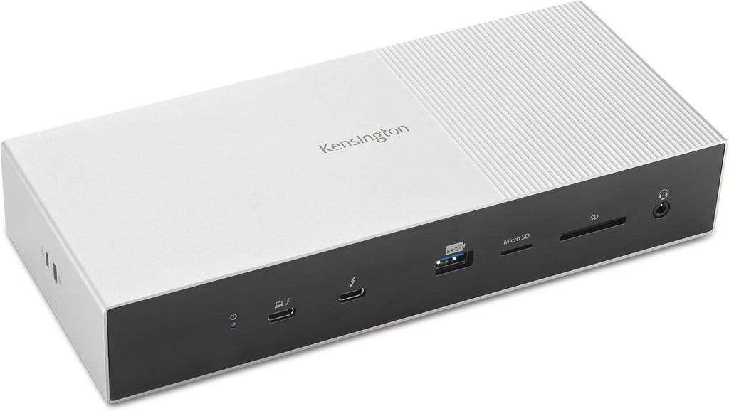Kensington SD5000T5 Thunderbolt 5 Docking Station, Dual 6K at 60Hz, 140W PD, Compatible with MacBook M1/M2/M3/M4/M5 and Windows Thunderbolt 5 Laptops (K35201NA) Black