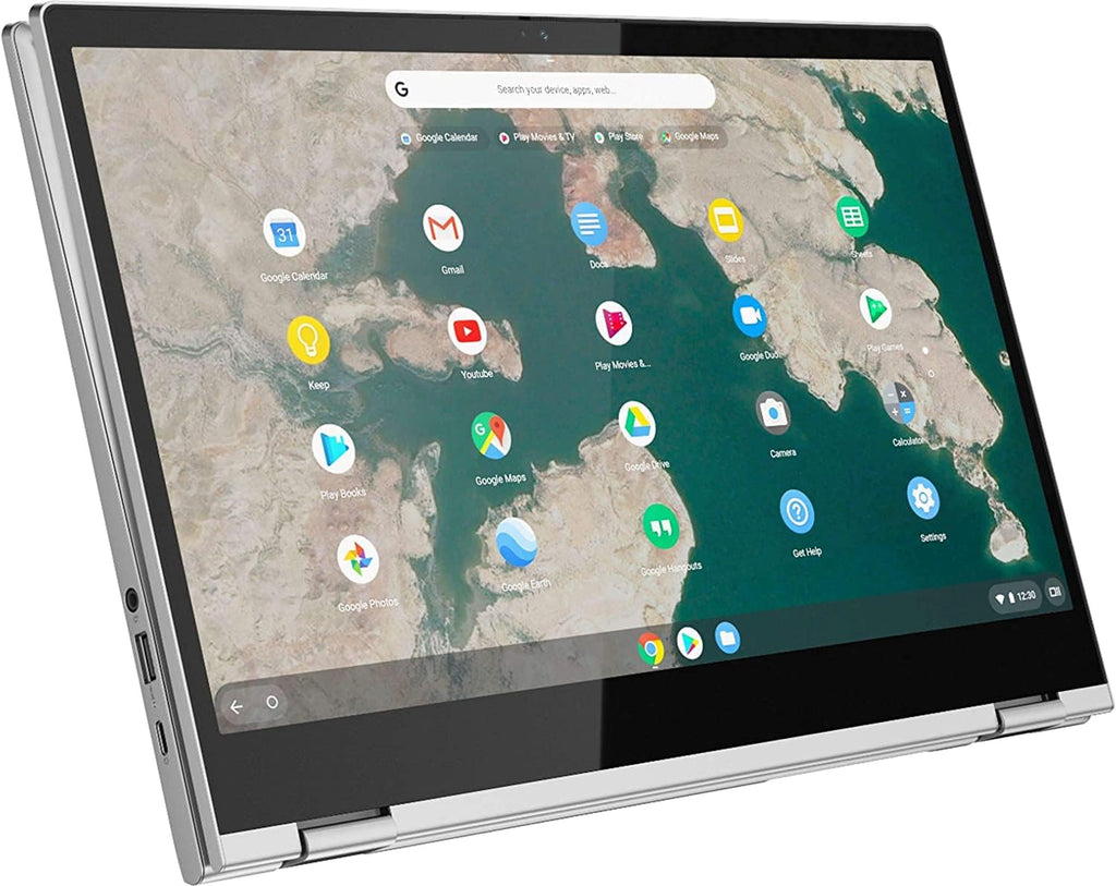 Lenovo C340 15.6'' FHD Touchscreen 2-in-1 Chromebook Laptop, Intel i3 CPU(Up to 3.4GHz), 4GB RAM, 320GB Space(64GB eMMC+256GB MSD), USB-C, Wi-Fi, Bluetooth, Webcam, Chrome OS, Grey
