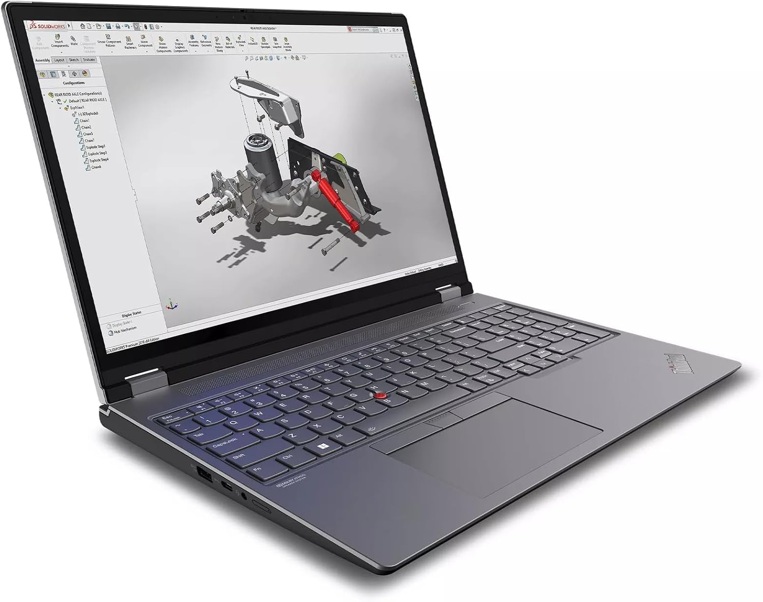 Lenovo ThinkPad P16 Gen 2 Mobile Workstation, 【 i7-14700HX, (64GB RAM + 1TB SSD), 16' 4K WQUXGA (3840 x 2400), 800 nits, RTX 2000 Ada 8G】, Backlit KYB, Fingerprint Reader, Win11 Pro