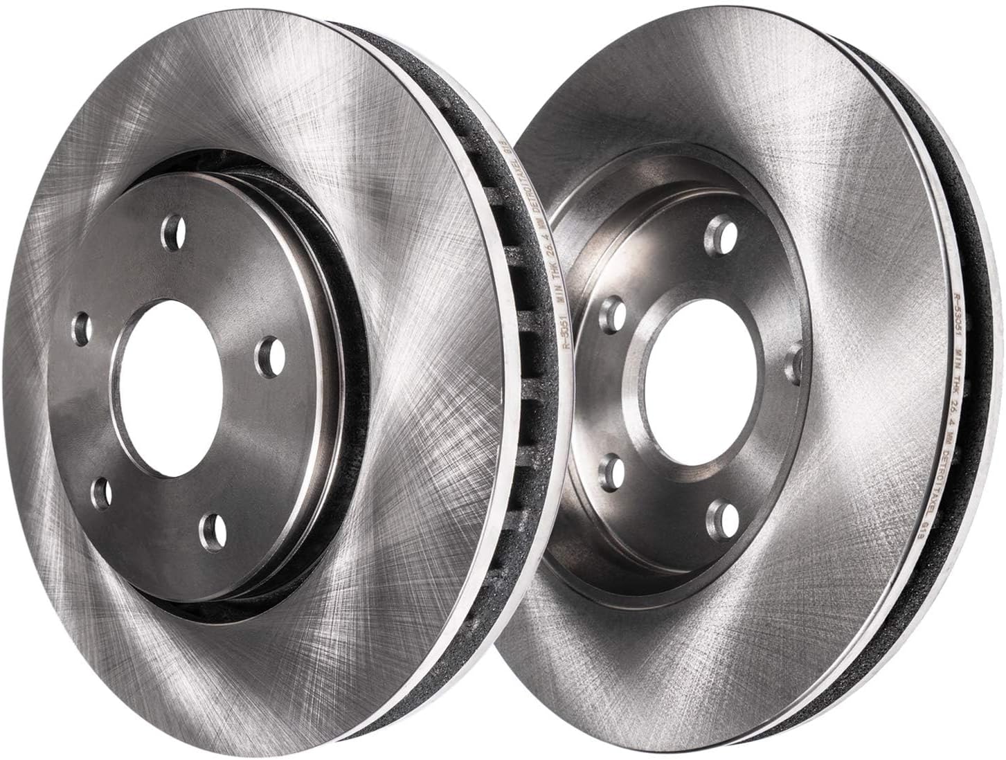 Detroit Axle - Rear Brake Kit for 04-10 BMW X3 Disc Brakes Rotors 2005 2006 2007 2008 2009 Ceramic Brake Pads Replacement