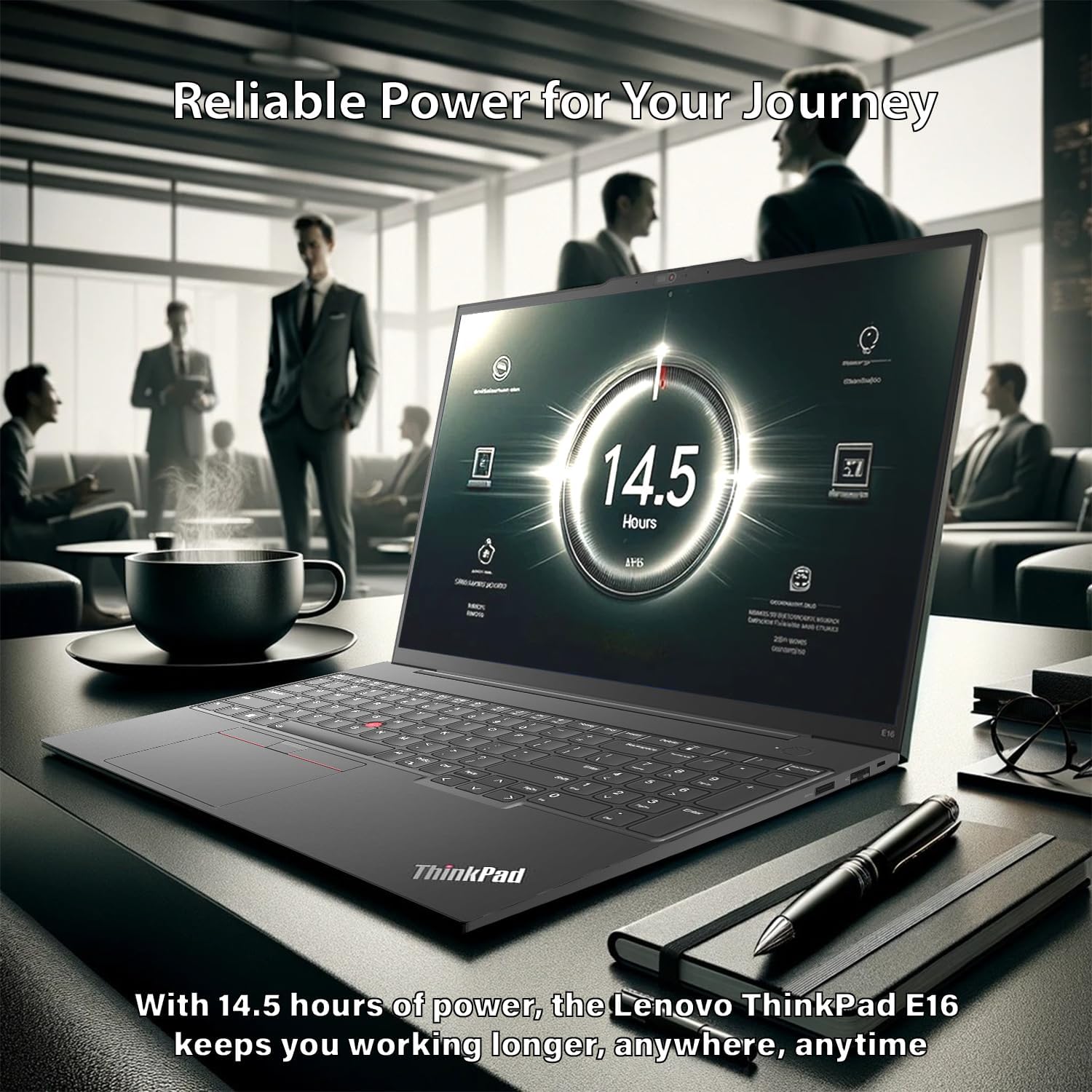 Lenovo ThinkPad E16 | 16' FHD IPS | 13th Gen Intel i7-1355U | Backlit Keyboard | Intel Iris Xe Graphics | Ethernet Port | Fingerprint Reader | 1 Year Office | Win 11 Pro (40GB RAM | 1TB PCIe SSD)