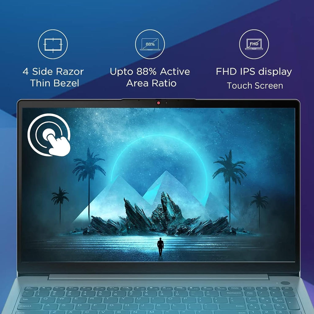 Lenovo IdeaPad 15.6'' FHD Touchscreen Laptop, Intel Core i3 Processor(Upto 4.1GHz), 16GB Memory, 2TB SSD Storage, HDMI, Bluetooth 5, Webcam, Type-C, Long Battery Life, Win 11 Home S, Grey