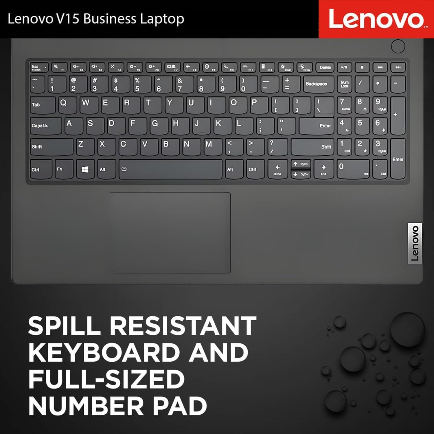 Lenovo V15 Business Laptop, Next-Gen Intel Quad-Core Processor, 15.6' FHD 1080p IPS Display, 16GB DDR5 RAM, 1TB SSD, Wi-Fi 6, RJ-45, Dolby Audio, Windows 11 Pro w/MS 365 for the Web, no Mouse