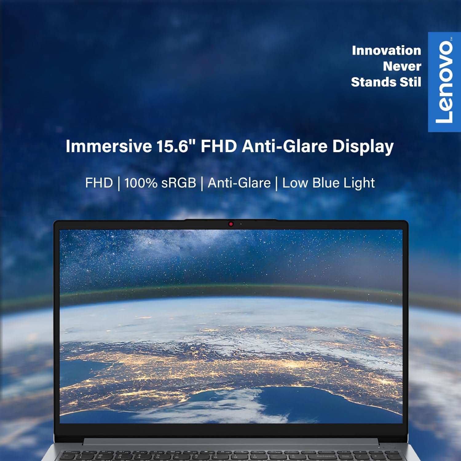 Lenovo IdeaPad Laptop, 15.6' FHD Display, AMD Ryzen 5 5500U (Beats i7-1185G7), Long Battery Life, USB-C, Webcam, HDMI, Wi-Fi 6, Bluetooth, w/WOWPC Bundle, Windows 11 (40GB RAM | 1TB PCIe SSD)