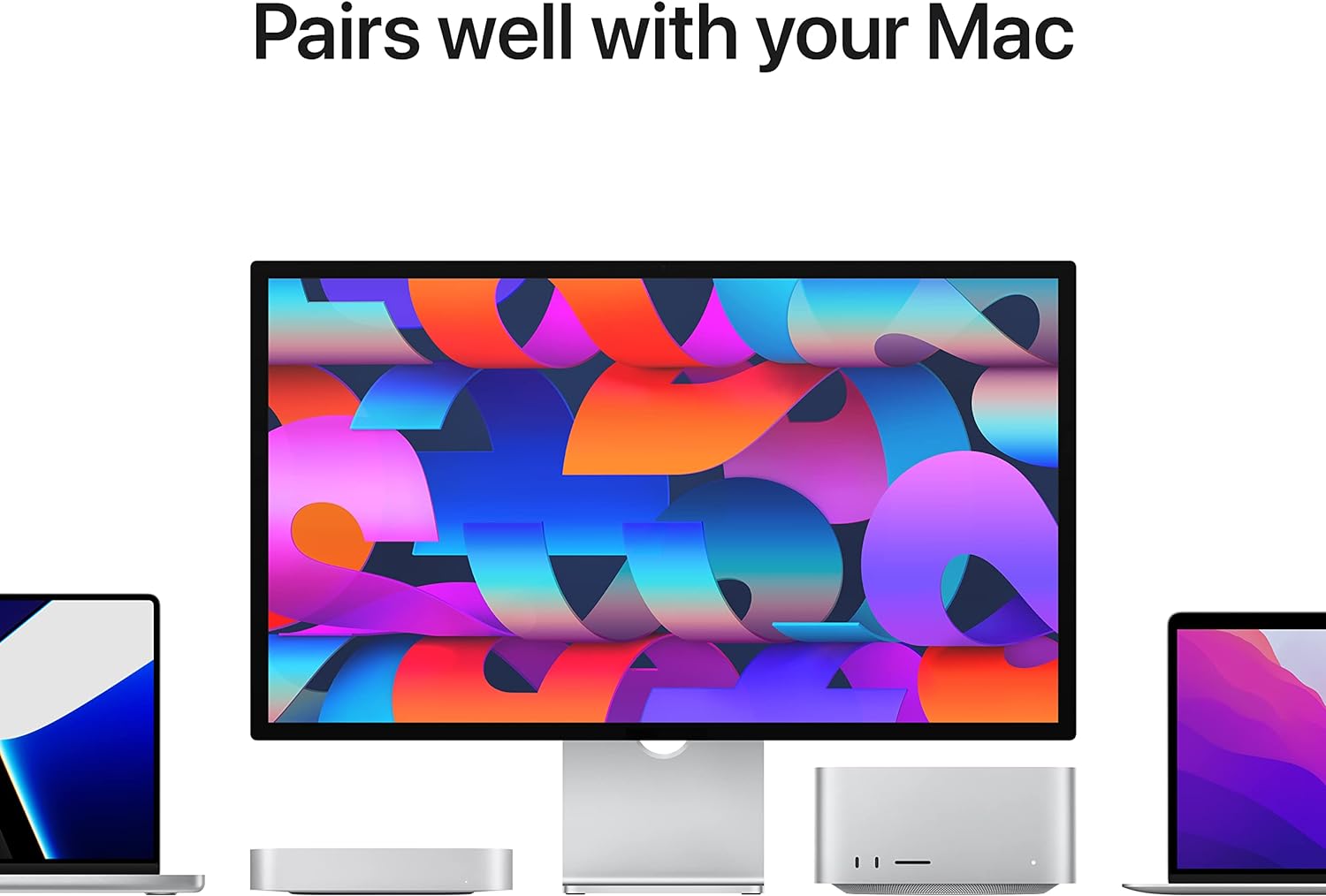 Apple Studio Display - Nano-Texture Glass - Tilt-Adjustable Stand with AppleCare+ (3 Years)