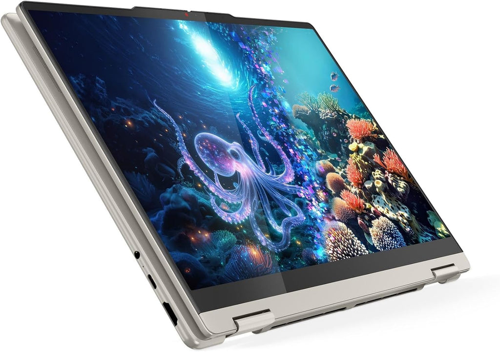 Lenovo Yoga 7 2-in-1 Laptop: 14' WUXGA 600nits Touch • AMD Ryzen AI 7 350 • AMD Radeon 860M Graphics • 16 GB DDR5 SDRAM • 1 TB NVMe SSD • Win11 Pro • WiFi 7 • Backlit Keyboard • 5MP+IR Camera