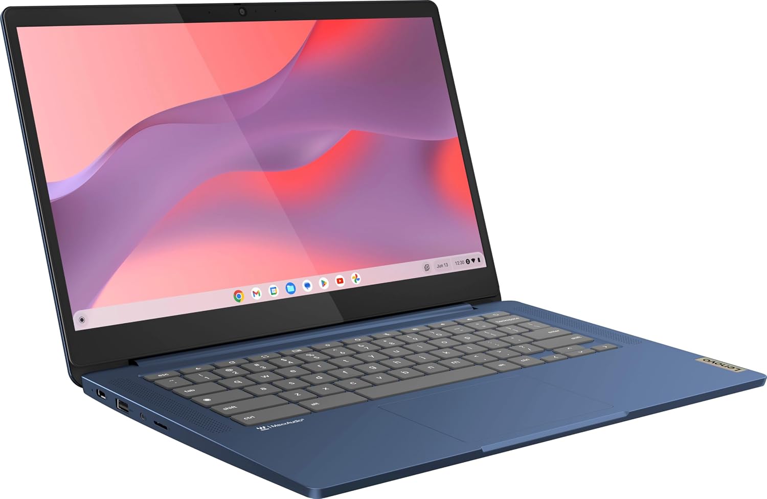 Lenovo Chromebook 14 Touchscreen Laptop (14' FHD Touch Display, 8-Core MediaTek Kompanio 520, 4GB RAM, 128GB Storage (64GB eMMC+64GB SD)), Webcam, 13-Hrs Long-Battery Life, Chrome OS (Renewed)