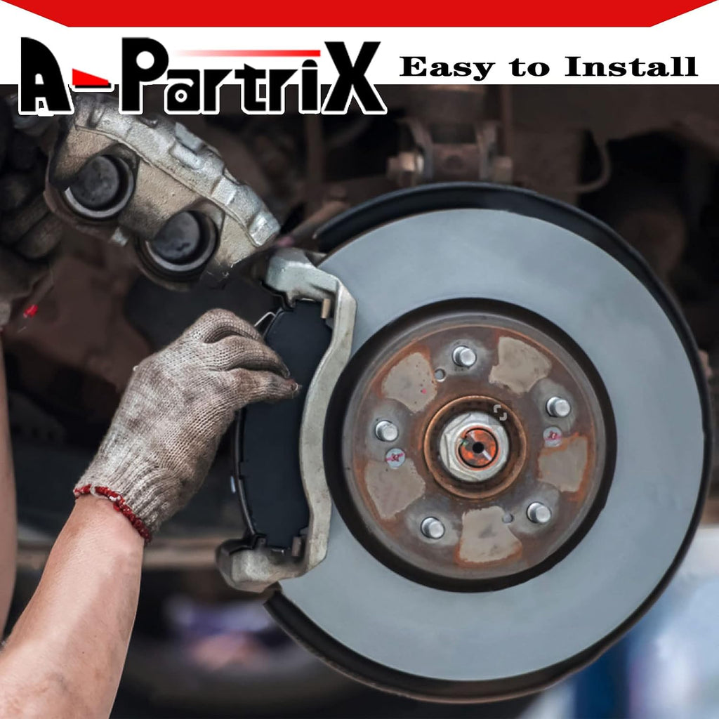 Brakes and Rotors - Front Brake Pads and Rotors Kit, Brake Kit Replacement, Break Pad and Break Rotor Front fits Ford EcoSport 2004-2012 fits Ford Fiesta 2005-2009