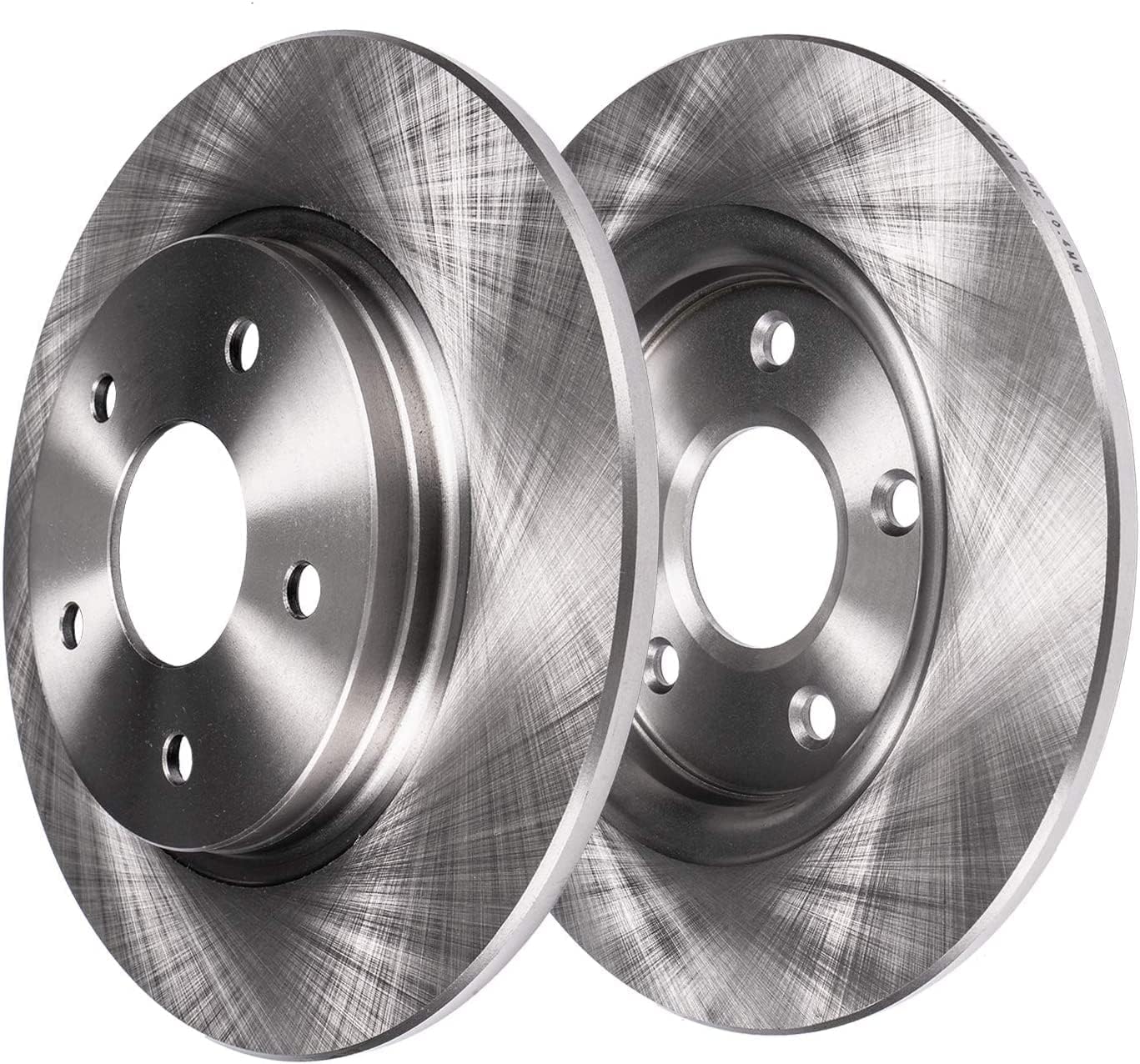 Detroit Axle - 11.06' Rear Disc Brake Rotors + Passenger Side Brake Caliper Replacement for 2010-2012 Lexus HS250H - 3pc Set