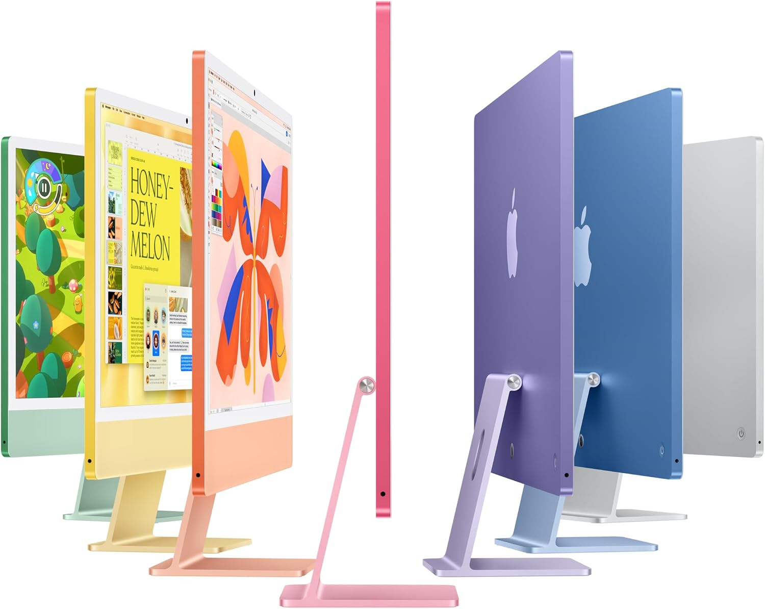 Apple 2024 iMac All-in-One Desktop Computer with M4 chip with 10-core CPU and 10-core GPU: Built for Apple Intelligence, 24-inch Retina Display, 16GB Unified Memory, 256GB SSD Storage; Blue
