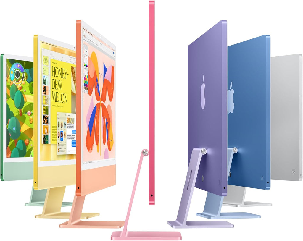 Apple 2024 iMac All-in-One Desktop Computer with M4 chip with 8-core CPU and 8-core GPU: Built for Apple Intelligence, 24-inch Retina Display, 16GB Unified Memory, 256GB SSD Storage; Blue