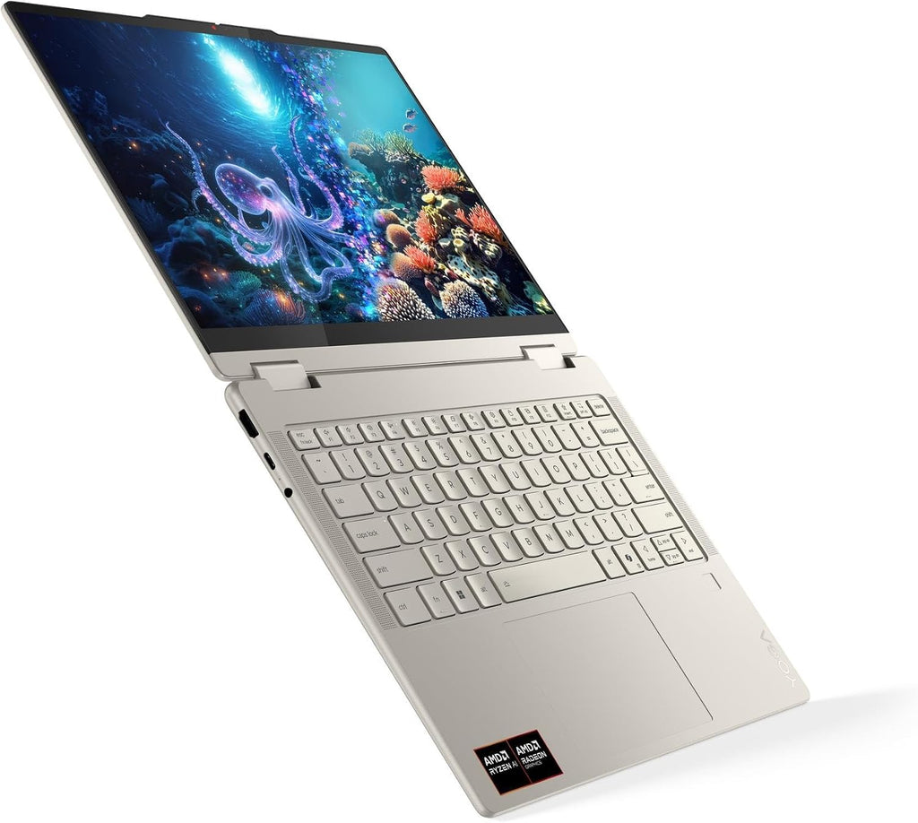 Lenovo Yoga 7 2-in-1 Laptop: 14' WUXGA 600nits Touch • AMD Ryzen AI 7 350 • AMD Radeon 860M Graphics • 16 GB DDR5 SDRAM • 1 TB NVMe SSD • Win11 Pro • WiFi 7 • Backlit Keyboard • 5MP+IR Camera