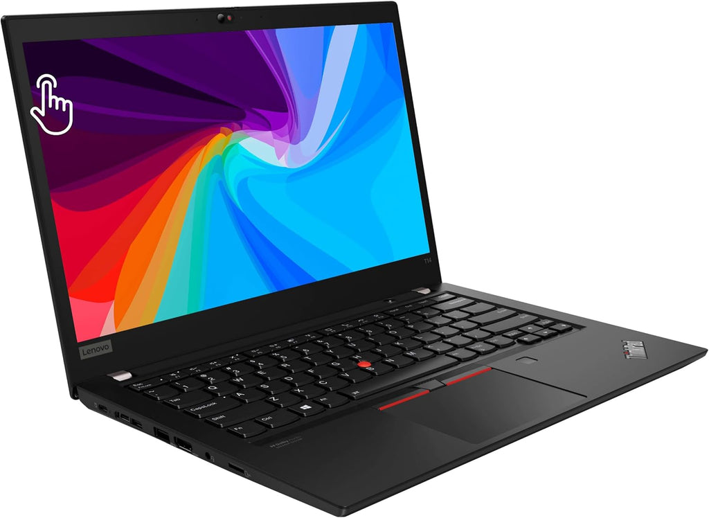 Lenovo Thinkpad T14 Gen 2 14' Touchscreen Laptop, i5 1145G7 2.6Ghz, 16GB DDR4, 256GB NVMe SSD, 1080p Full HD, Thunderbolt 4, HDMI, Webcam, Windows 11 Pro - Black (Renewed)